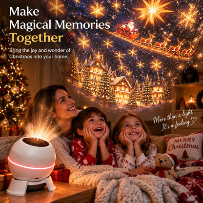 💫🎅 Turn Any Room Into a Christmas Wonderland – Holiday Projection Night Light